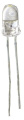 Led White - Led-5mm Led White, 3,3v 15° 21000mcd Superhell -rohs-